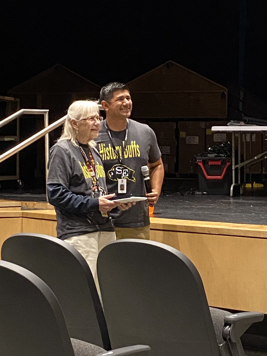 WichitaSEHS's tweet photo. Thank you ALL for this school year!!  Milestones and retirement photos. Being an educator and sticking with it takes a village. I’m proud of ours 🤍💛🖤 #WPSProud #SEProud #IamSoutheast https://t.co/r2rpSHm7P0