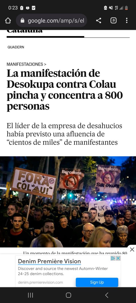 BYCARLITOSYT's tweet photo. @el_pais
@elpais_espana 800 personas, sabéis contar? 
#FUERAADACOLAU
#DESOKUPA https://t.co/arf19ZjLgB