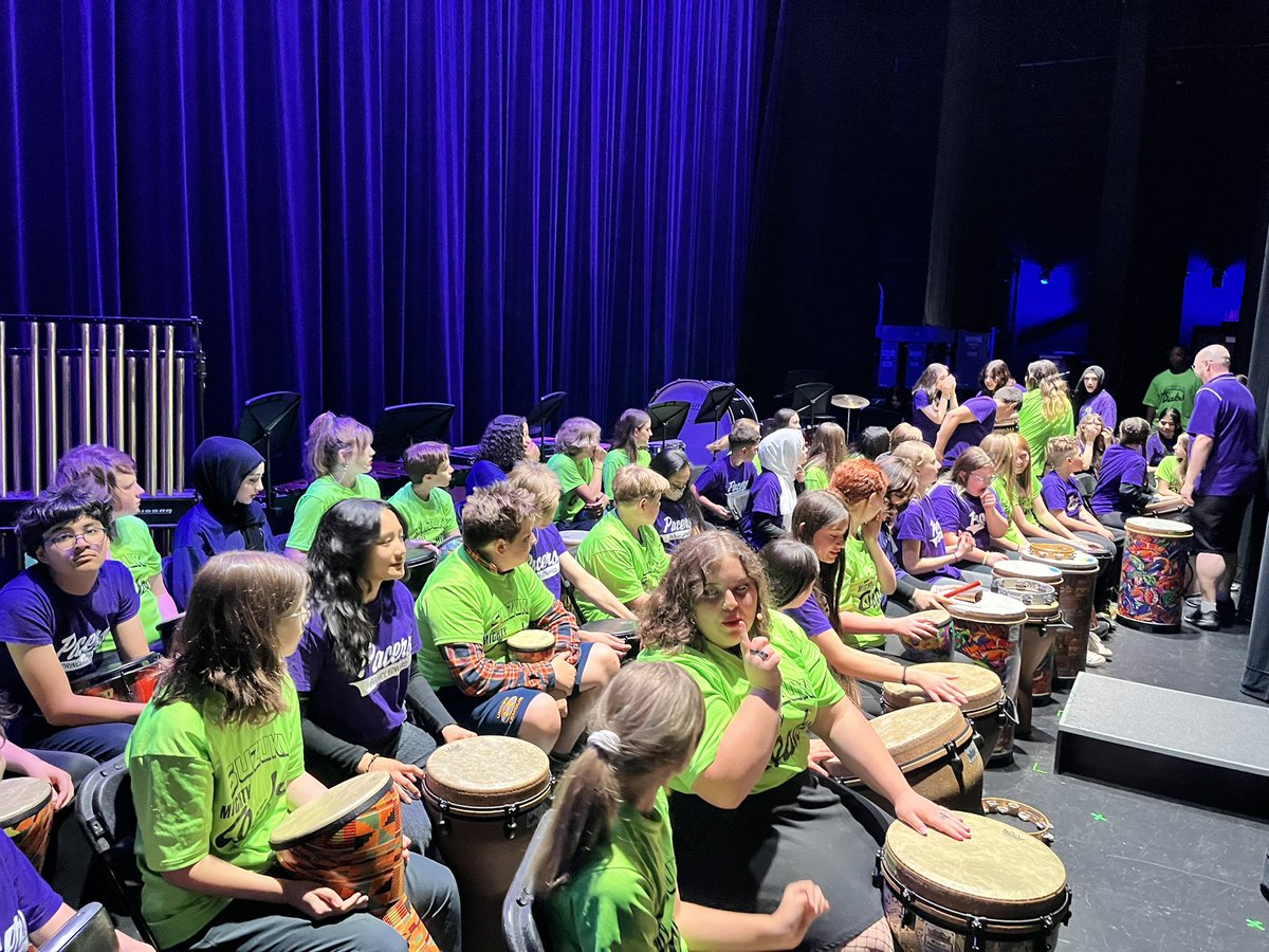 On stage and waiting!!!! <a href="/PrinceEdwardPS/">Prince Edward Pacers</a>