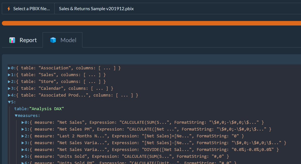 igocrite's tweet image. Just had an exciting update on pbix.info! The more I dive into #DataModel and report view metadata, the more I fall in ❤️ with JSON views. Remember, all the PBIX parsing magic happens right in your browser - your data never leaves your machine. Safe, secure, and…