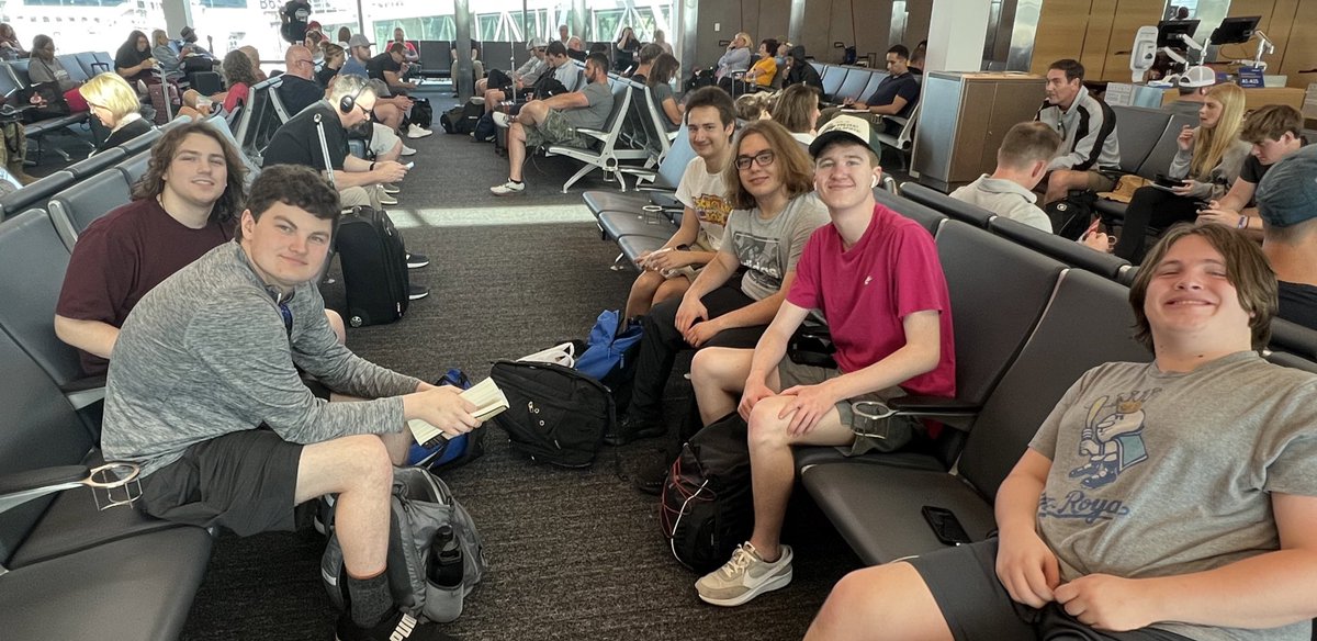 About to board our flight to Atlanta for the <a href="/naqt/">NAQT</a> High School National Championship! #HSNCT