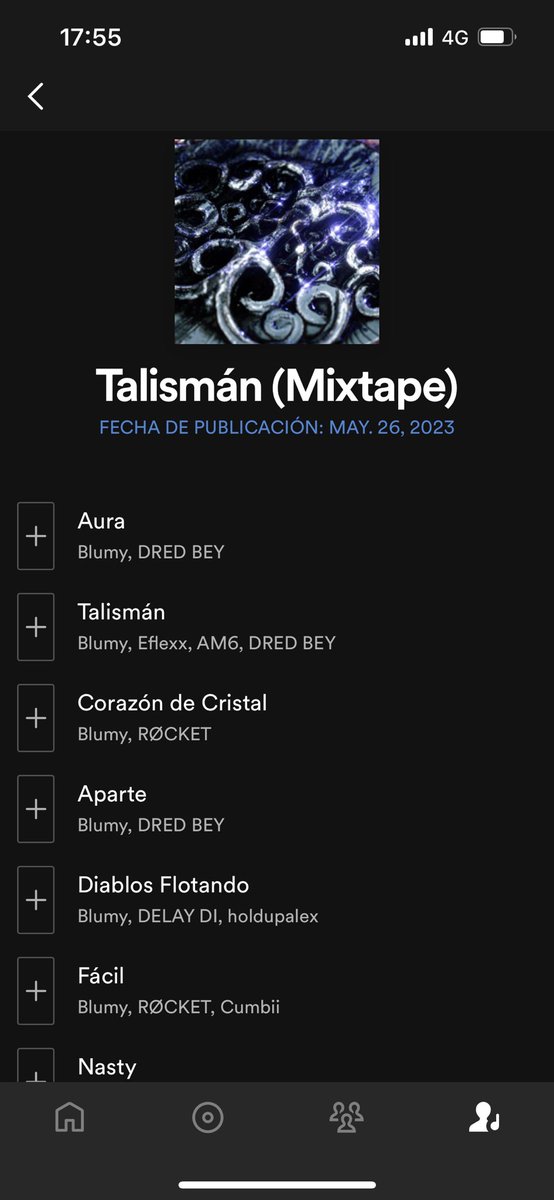 Ya está fuera “TALISMÁN” la mixtape completa .
🖤🖤🖤🖤🖤