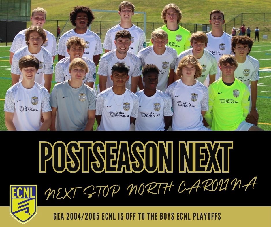 GretnaEliteAcad's tweet photo. Up next…

Congrats to our GEA 2004/2005 ECNL boys who will be heading East to the 2023 ECNL Playoffs in Greensboro, North Carolina this June ✅

#GEAECNL #HeartlandConference #ECNLPlayoffsBound https://t.co/h424IGnnzm