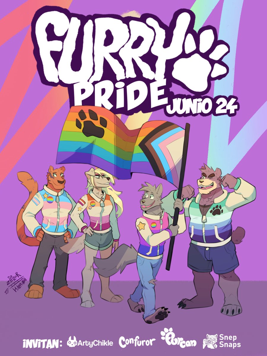 ¡Aquí estamos y así somos!

Convocamos a todos los miembros de la comunidad Furry y LGBTQ+ a unirse al contingente en la CDMX el próximo 24 de Junio.

Si te interesa participar, conoce más detalles en fb.me/e/13c9AtQ3I

¡Libertad, Justicia y Dignidad!