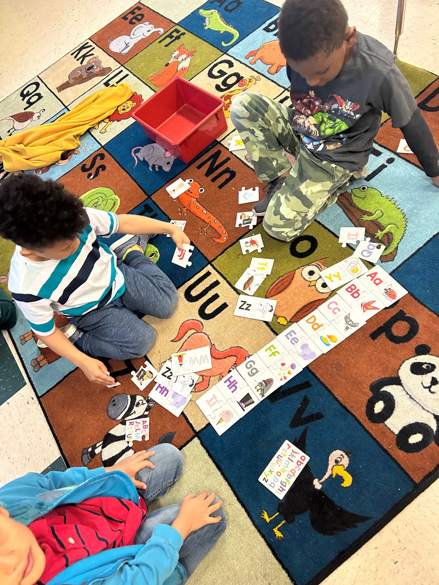 We had fun during small groups playing memory and doing puzzles!