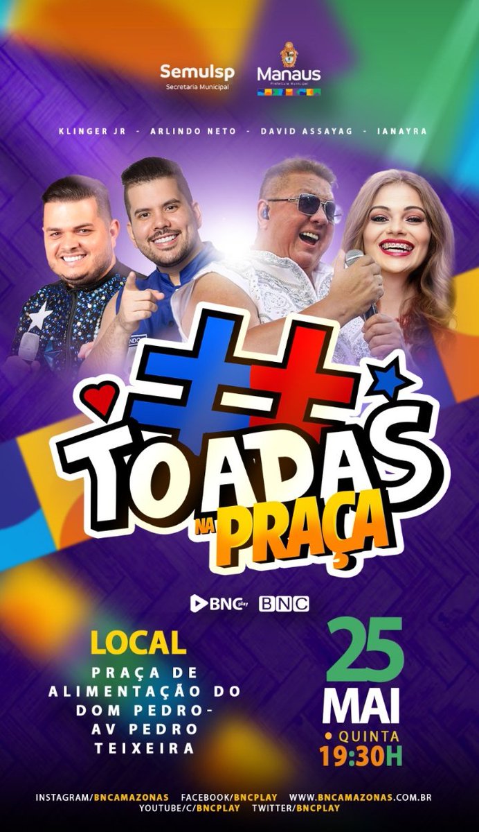 Triindaderf's tweet image. Hoje o #TOADA Vai ser na praça de alimentação do Dom Pedro 🔵⭐