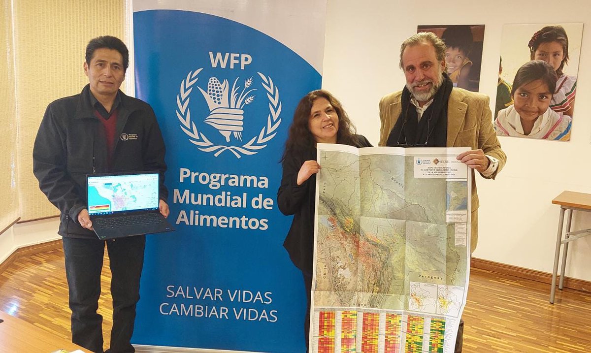 WFP Bolivia (Programa Mundial de Alimentos) (@wfp_bolivia) on Twitter photo Mapeo de la #SeguridadAlimentaria de 22.393 comunidades en Bolivia albergado en el #ICCOM ↪️iccom.observatorioagro.gob.bo tema cubierto por <a href="/BrujulaNoticias/">Brújula Noticias</a> y <a href="/notambientalbol/">Agencia de Noticias Ambientales (Bolivia)</a>
#MDRyTOficial Mapeo de la #SeguridadAlimentaria de 22.393 comunidades en Bolivia albergado en el #ICCOM ↪️iccom.observatorioagro.gob.bo tema cubierto por <a href="/BrujulaNoticias/">Brújula Noticias</a> y <a href="/notambientalbol/">Agencia de Noticias Ambientales (Bolivia)</a>
#MDRyTOficial