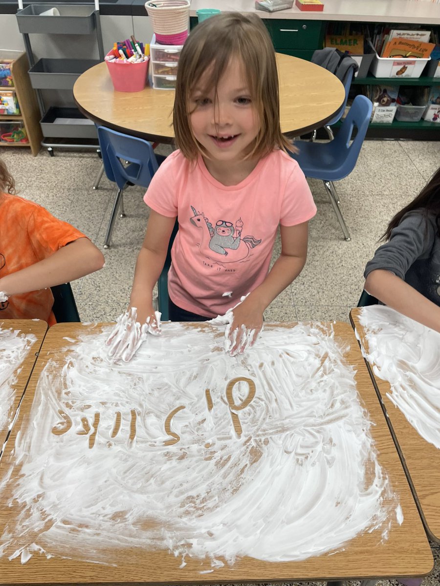 We had SO much fun reviewing Fundations skills today with shaving cream! 🧴