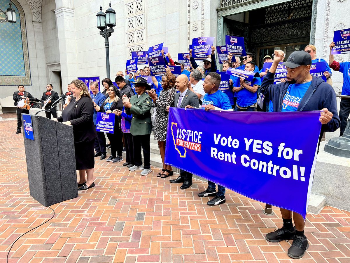 We'd like to thank the numerous civic leaders who showed up to support our 2024 ballot measure that will end statewide #RentControl restrictions in CA. They include @ada_briceno  @BrianCTabatabai @BasilKimbrew Santa Monica Rent Board Member Ericka Lesley and many others. Thanks!