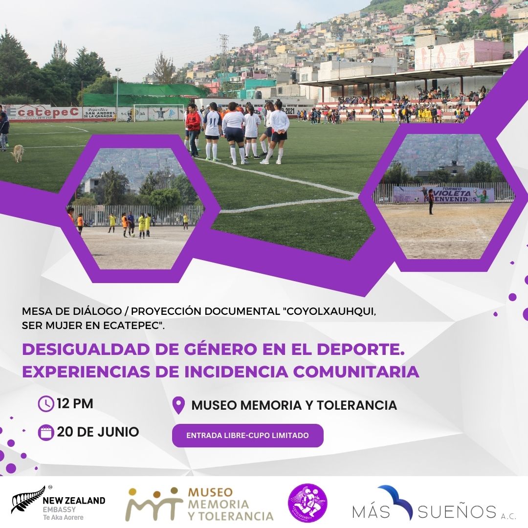 En el marco de la Copa Mundial Femenina de la FiFA Australia y Nueva Zelanda, que se llevará a cabo en el presente año, te invitamos a participar en La Mesa de Diálogo, "Desigualdad de Género en el Deporte Experiencias de Incidencias Comunitaria"
#FIFAWWC #FIFAWomensWorldCup2023