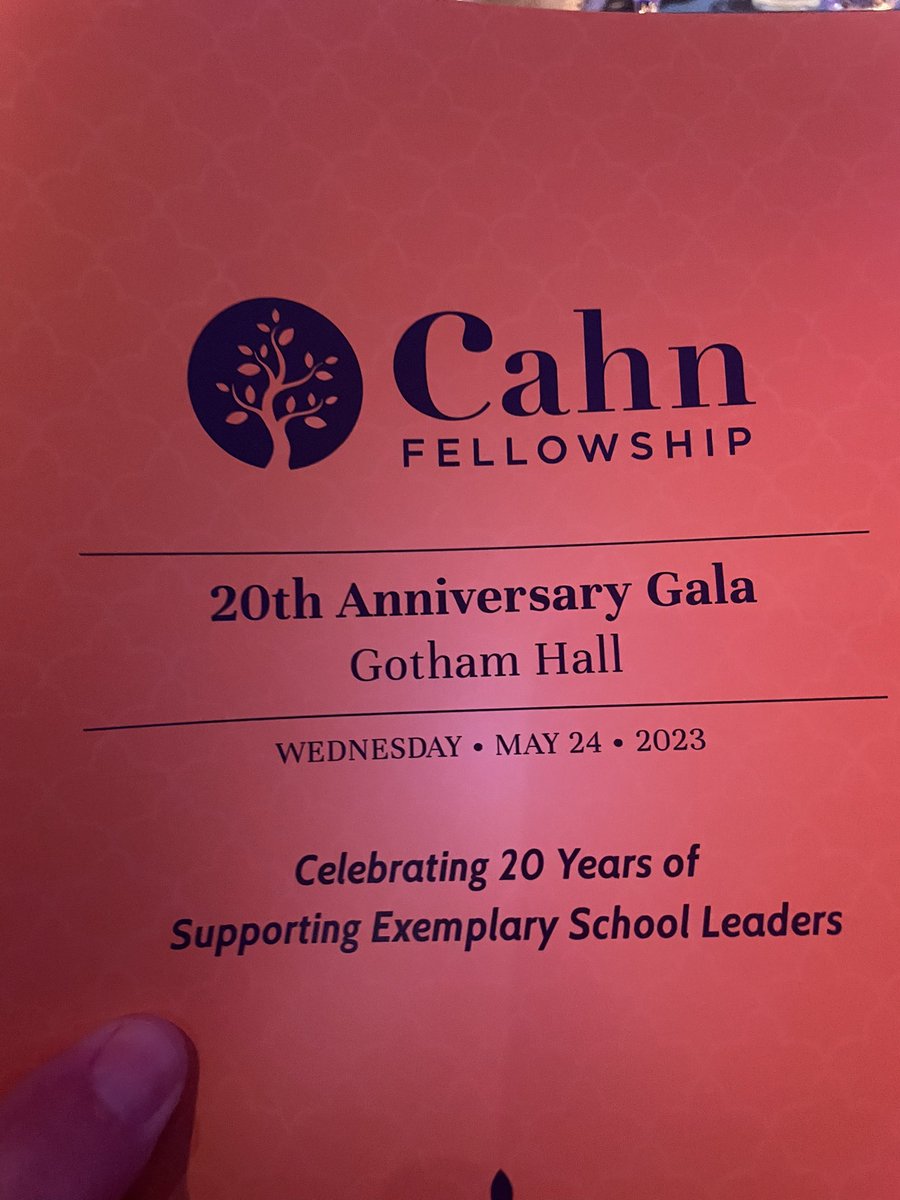 A great learning opportunity at the Cahn Fellowship Leadership Symposium in NYC.  Dr. Muhammad  challenged our thinking and invigorated our passion to continue to advocate for ALL students.  #publiceducation