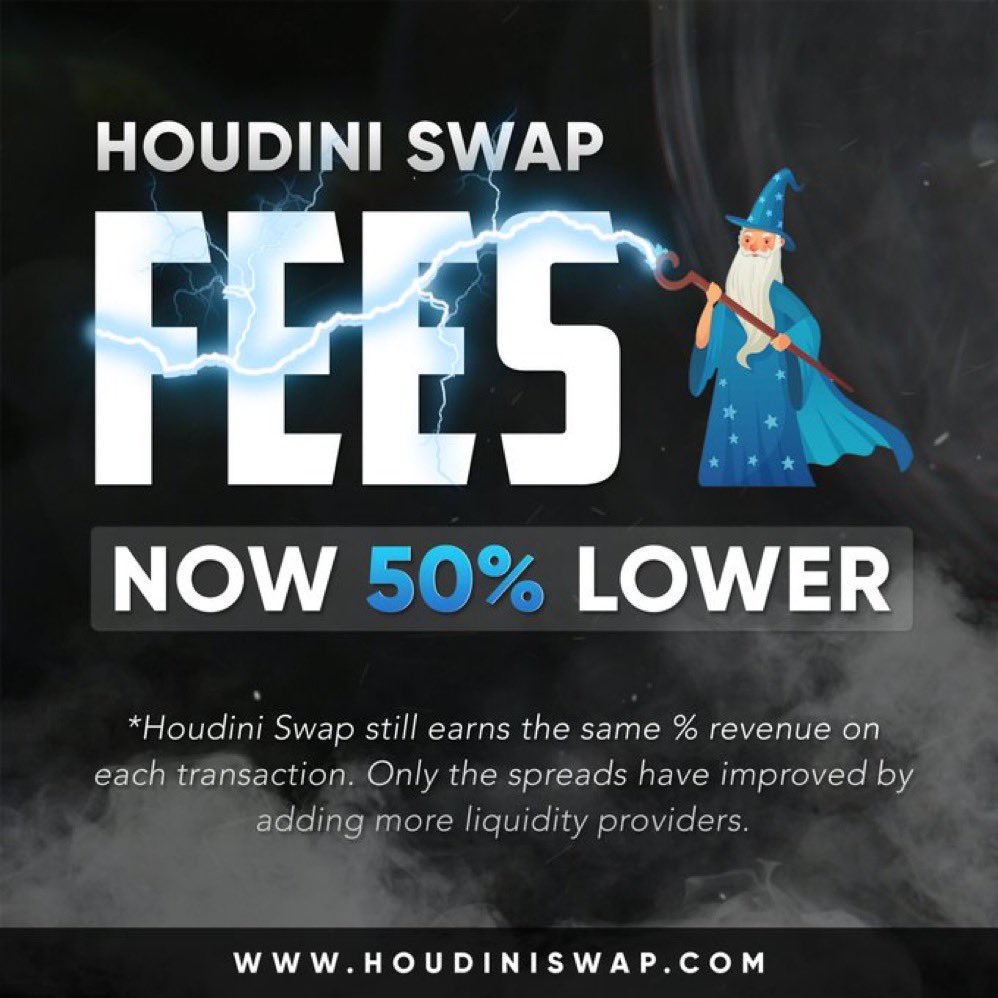 HeatCheckPro's tweet photo. This $10,000♦️prize was left unclaimed from #HoudiniSwap’s Impossible Riddle!!
Proving @HoudiniSwap 🌕 provides exactly what the entire #Crypto Market #NEEDS:
✅ Transaction #Security and the
✅ Ability to #ANONYMIZE every #transaction, keeping you #SECURE.
#Monero $XMR $POOF https://t.co/xZ4Kw9nlnr