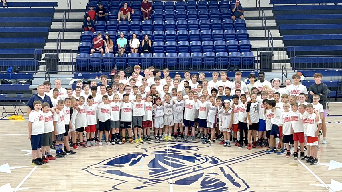 These 80+ players and 12 staff members kicked off the first camp ever in our new facility. They worked their tails off from 9a to 3p for the past 4 days. Game winners from 2nd graders and high level of play from our JH squad made it a fun-filled week. Thanks to all who attended!