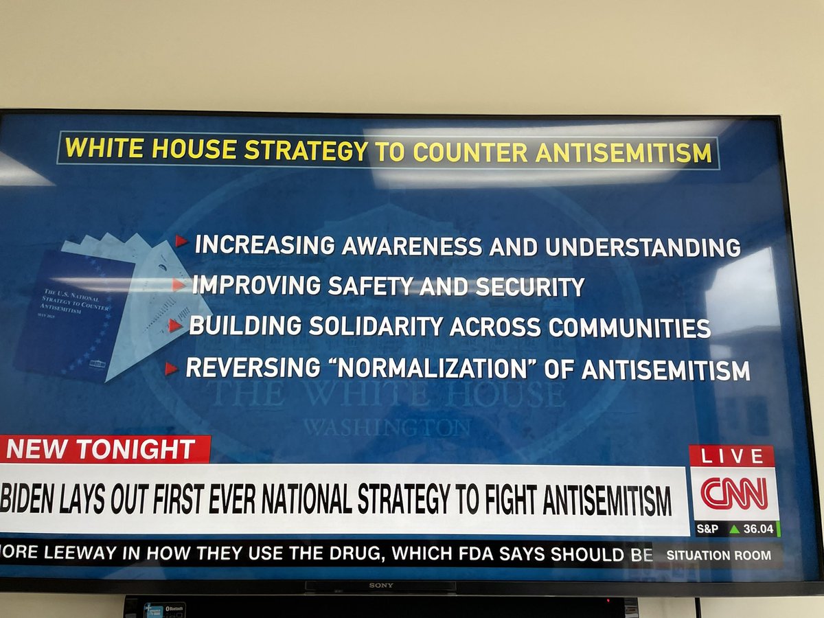 Aren't Republicans going to cry 'WOKE!' when they see Biden's plan to fight antisemitism? Who will 'both sides' this first??