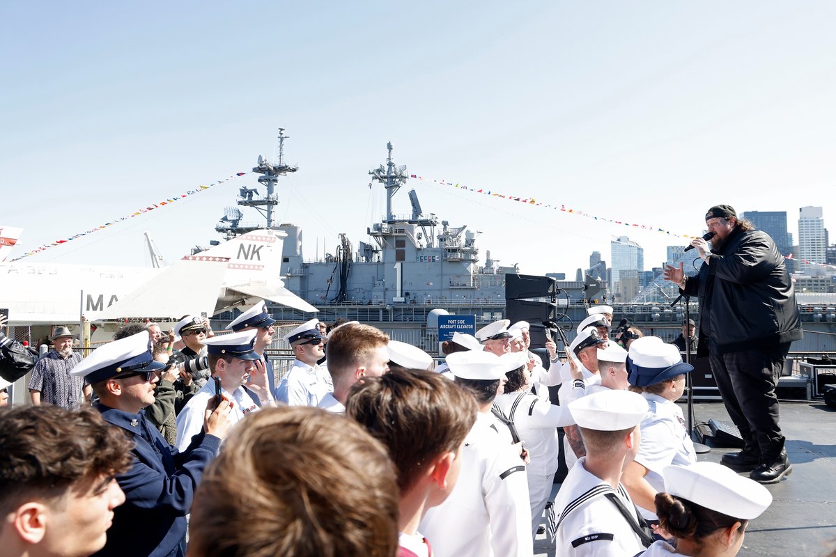 Jelly Roll performs at the Intrepid Sea, Air and Space Museum in New York City. 
His new documentary "Jelly Roll: Save Me" by <a href="/abcnewsstudios/">ABC News Studios</a> drops May 30 on @Hulu.

(Photo: Taylor Hill/Getty Images)
<a href="/JellyRoll615/">Jelly Roll</a> #JellyRoll #JellyRollDoc