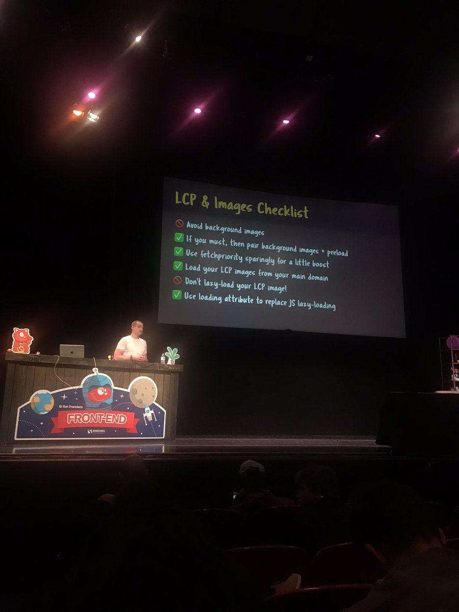 Super-helpful LCP checklist from @tkadlec at #smashingconf. 

#webperf #corewebvitals