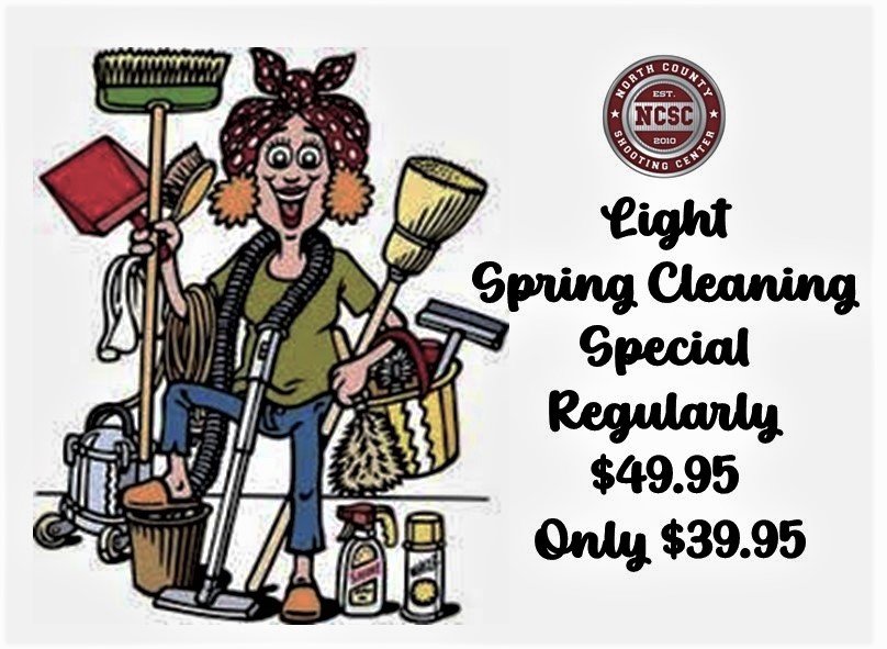 💥 Light spring cleaning special! 🧼
📱 760.798.7300
#SanMarcos #Spring #SpringCleaning #Special #Promo #SanDiego #2A #Firearms #Guns