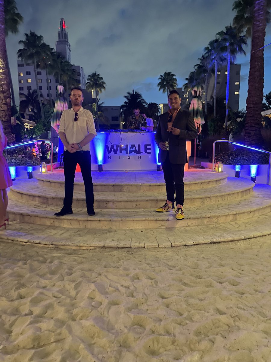 ledropwcheese's tweet photo. #BTC2023 Highlight: WHALE Night w/@cryptoteacherco, his 1st time in the US, his Birthday, #BitcoinMiami week, making new friends, Congrats on the BEST WEEK EVER! 🏆🏆🏆🐳🚀

#BitcoinConference2023 #Bitcoinmiami2023 #bitcoinconference #NFTCommunity https://t.co/iEAKTxLIaX