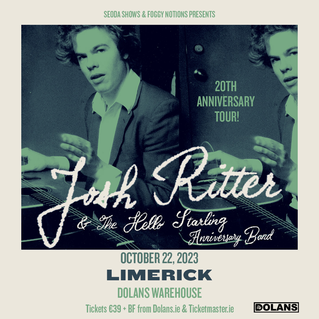 seodashows's tweet photo. Tickets for @joshritter On Sale at 10AM from 
@mydolans , @TicketmasterIre &amp; HERE:
https://t.co/sT5ADZkjlU 

w/our pals @foggynotions 

#HelloStarling 

💚💚💚 https://t.co/iViLavfBTz