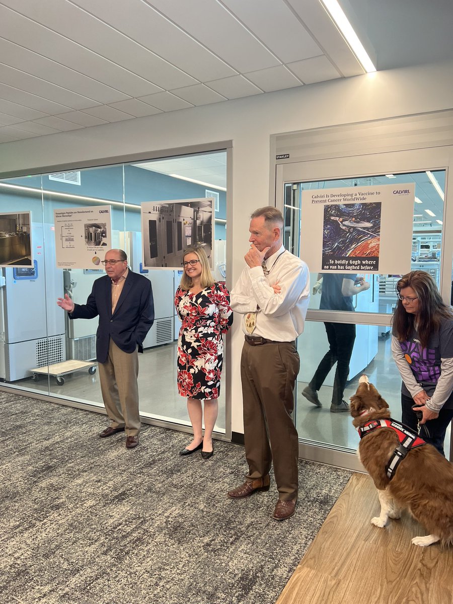 Phoenix Bioscience Core (@phxbiocore) on Twitter photo Spending time with <a href="/MayorGallego/">Mayor Kate Gallego</a> at the new offices of Calviri, an <a href="/ASU/">Arizona State University</a> spin out focused on developing a cancer vaccine for canines. They’ve seen incredible results in their early trials! Spending time with <a href="/MayorGallego/">Mayor Kate Gallego</a> at the new offices of Calviri, an <a href="/ASU/">Arizona State University</a> spin out focused on developing a cancer vaccine for canines. They’ve seen incredible results in their early trials!