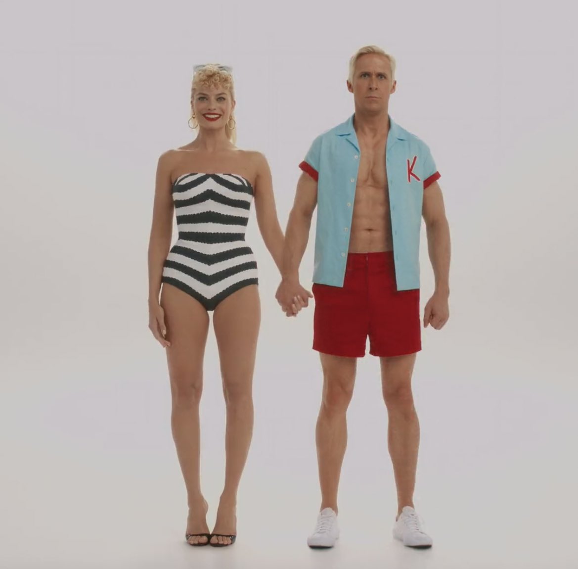 Margot Robbie and Ryan Gosling for Greta Gerwig’s ‘BARBIE’