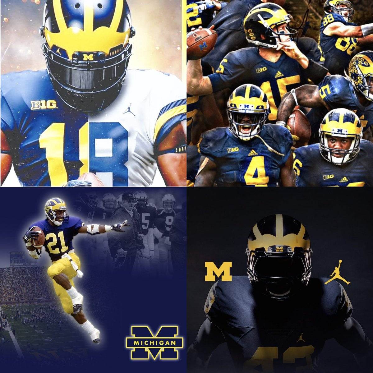 🔥MICHIGAN FOOTBALL🔥 #Michigan WE’RE LOOKING FOR THE BEST RISING ‘25 and ‘26 PROSPECTS IN THE NATION😈‼️ IF YOU ARE P5 #B1G CALIBER AND UNDERRATED WE NEED TO SEE YOU✅✅👀

LIKE ⬇️ RT⬇️ DROP FILM⬇️ 👀👀

#GoBlue