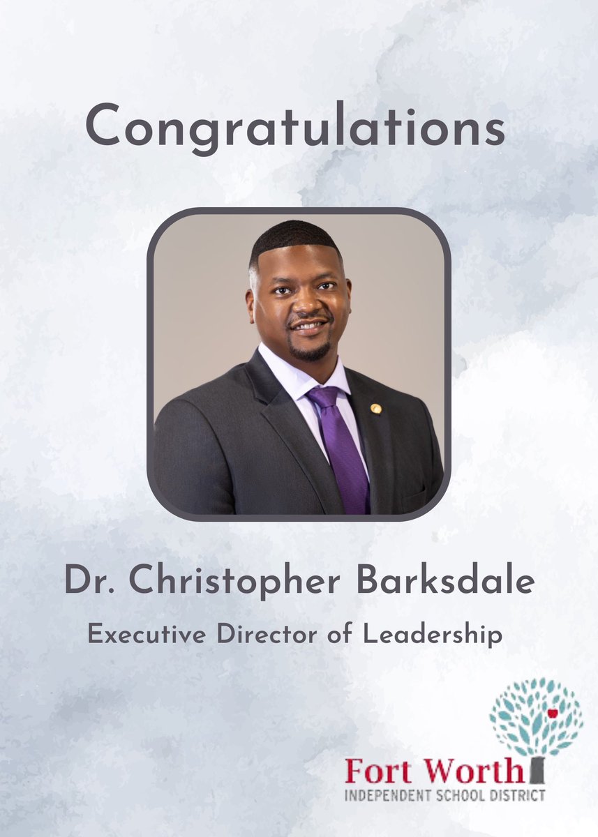 ChrisjBarksdale's tweet photo. A wise mentor reminded me that greatness is only accomplished by assistance. Michael Jordan didn’t achieve everything he did without Scottie Pippen. 

I am excited and honored to serve Fort Worth ISD. 

I am also grateful for the Dallas ISD Community for the opportunity to Lead. https://t.co/QfizAdq6bs