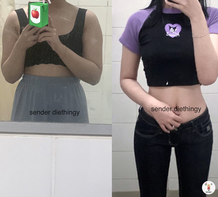 perjuangan diet! lebih dari setengah tahun sampe akhirnya bisa make low rise jeans dari tinggi 158 bb 62 ke 159 dengan bb 49, semangat konsisten semuanya^^