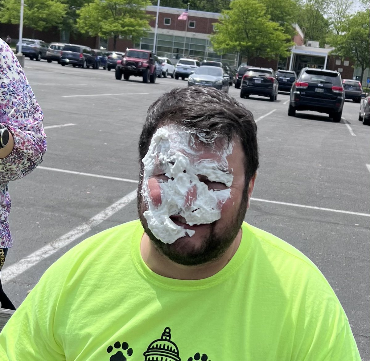 The High School PBIS Team held their finale for the “Kindness Campaign” today with some pies to the face!!!

Thank You to staff members willing to be pied and the PBIS team for putting it together!!!

#PantherProud