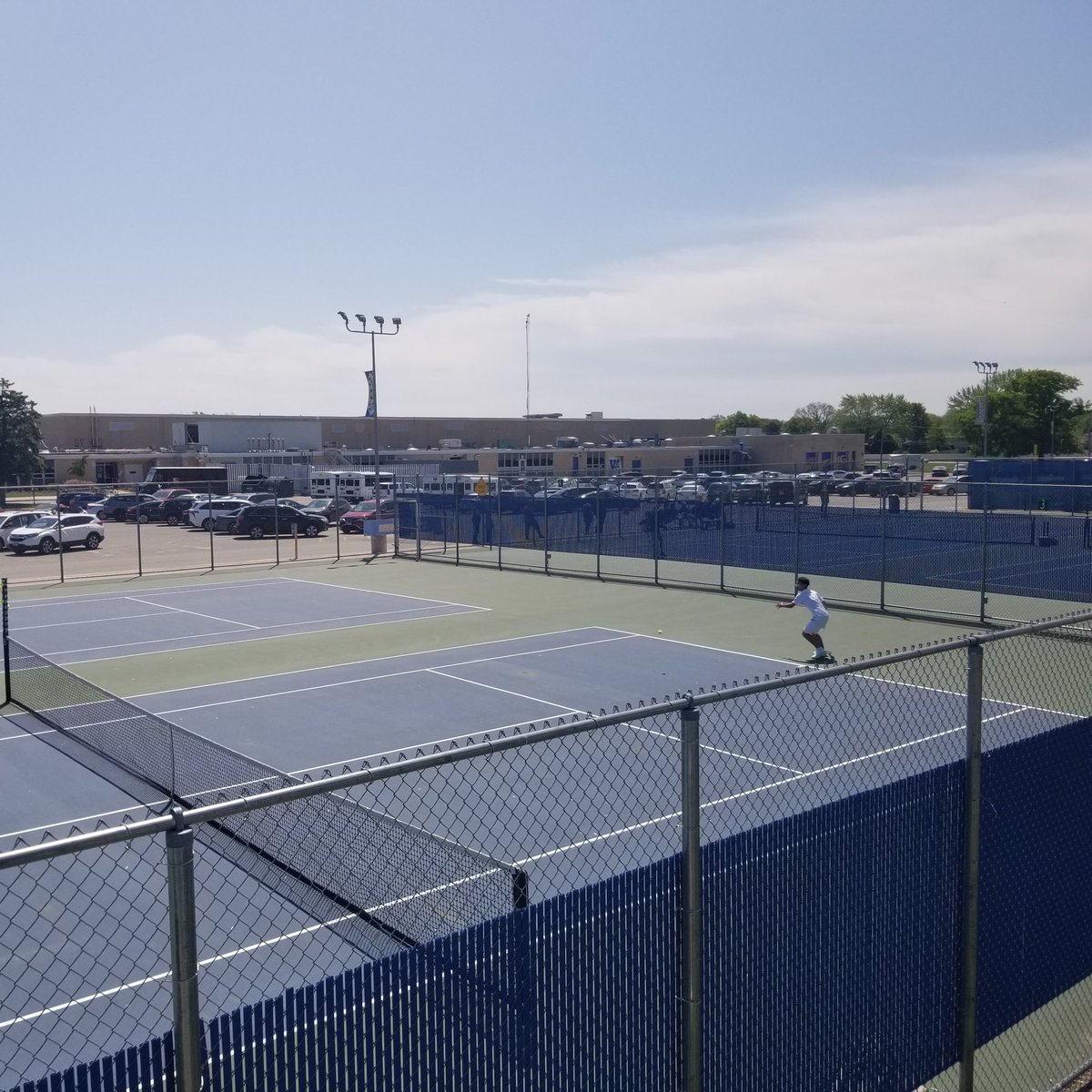 An amazing season comes to a close at the IHSA State Tournament! Congrats to our two singles players - let's come back next year! #WeAreLemont