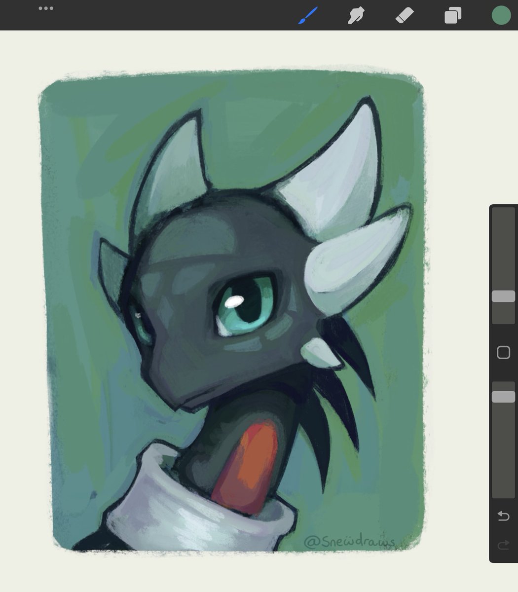 SnewDraws's tweet photo. Single layer painting practice with my fav girlboss Cynder #spyro https://t.co/QK4H4hvVrz