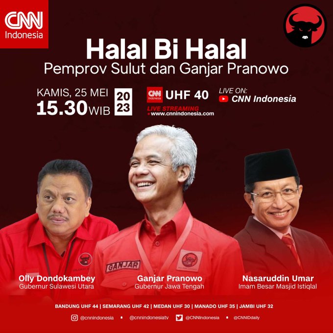 BosPurwa's tweet photo. Dulu bikin acara apel kebangsaan, konser slank 1 hari nelan anggaran 18 M APBD Jateng, duit rakyat, @ganjarpranowo ringan aja jawabnya

Skrng atas nama halalbihalal, yg ngadain pemprov sulut, jelas sumber pendanaanya APBD jg, duit rakyat lagi utk "Kampanye"!

Msh punya moral kah? https://t.co/OFrQeGS3IH