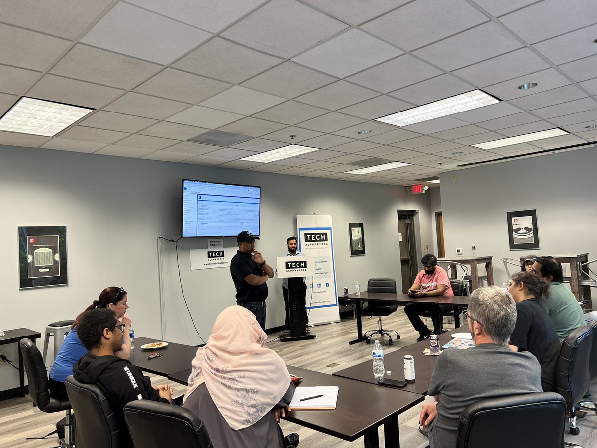 ZaaMinal's tweet photo. Attending Service cloud voice session at  Alpharetta Developer Group Meet 
#AlpharettaGroupMeet #ServiceCloudVoice https://t.co/tIlvoBT6cF