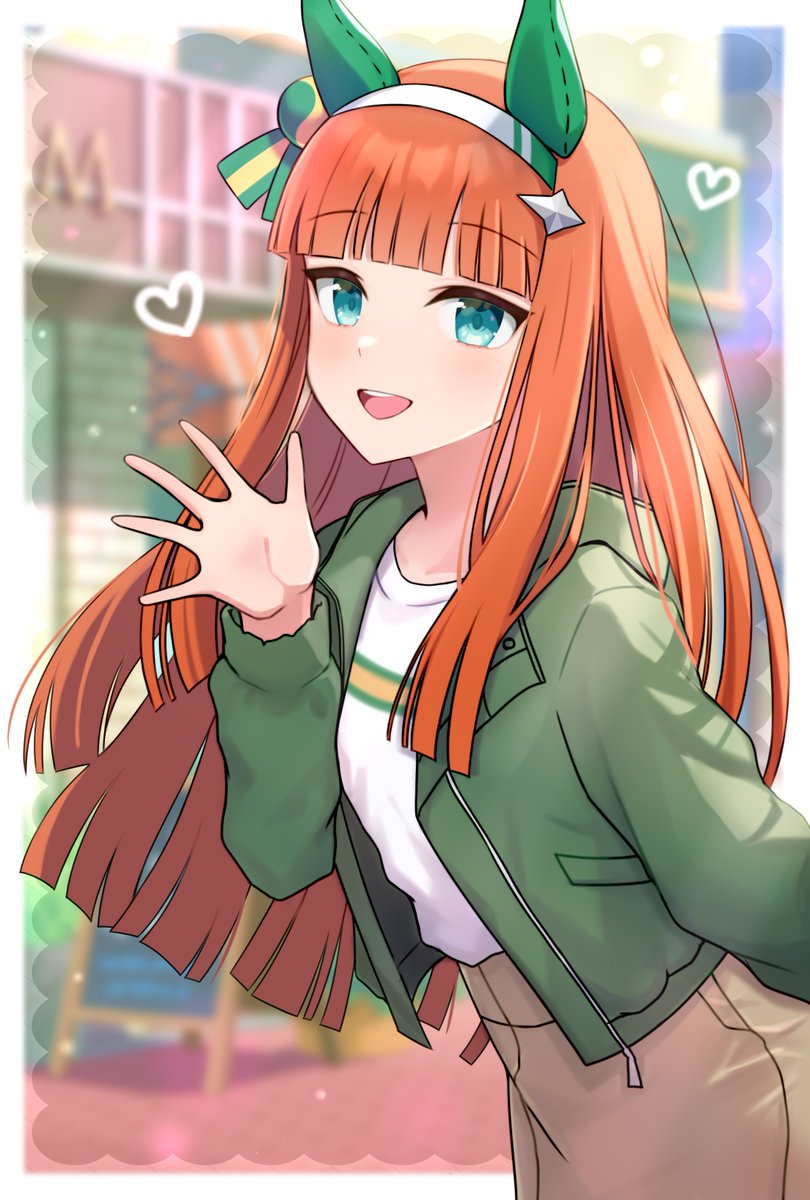 サイレンススズカ(ウマ娘) 「毎回 試行錯誤して 毎回 描き方が変わります \(^o^)/  #1日でフォロワ」|シロ ੯ꔷ̀͡ᓑ\のイラスト