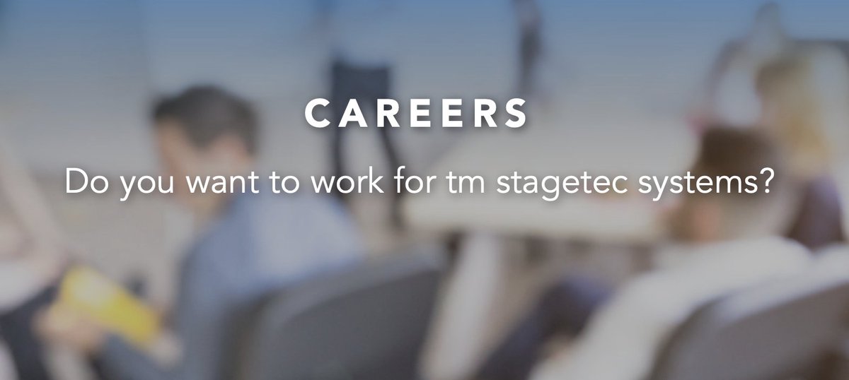 Are you a Technical Support Engineer looking for the next step in your career? Do you have a special interest in audio/visual and the latest technology? If so, you might be the right person to join the team at tm stagetec systems! linkedin.com/jobs/view/3596…