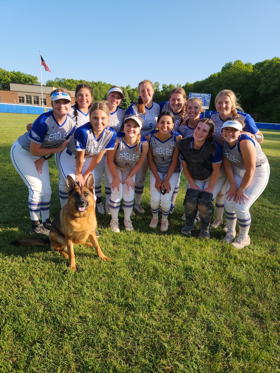 Your Lady Eagles take both games vs the Lady Knights of Kenowa Hills!

This ends our regular season schedule and now we prepare for the <a href="/MHSAA/">MHSAA</a> State tournament!

With our two wins this evening we move our overall record to 27-9 and 12-0 WMC Lakes Division!

Go Eagles! 🥎🦅