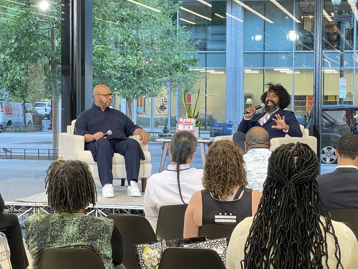 DC Public Library (@dcpl) on Twitter photo Having <a href="/EmilWilbekin/">Emil Wilbekin</a> and NAACP award-winning artist George <a href="/mccalmanco/">George McCalman</a> join us tonight was truly inspiring! Having <a href="/EmilWilbekin/">Emil Wilbekin</a> and NAACP award-winning artist George <a href="/mccalmanco/">George McCalman</a> join us tonight was truly inspiring!