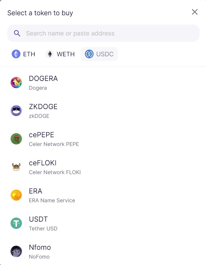 NoFomoProtocol's tweet photo. How to trade $NFOMO?
You can find it at the token list of @syncswap, without the necessity to import the token address.
@syncswap THX FOR THAT. https://t.co/mHlimDhQCT