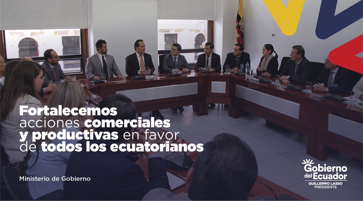 ✅ Aportamos a la #ReactivaciónEconómica del país. Hoy mantuvimos reuniones con varios sectores productivos por el desarrollo del Ecuador.
