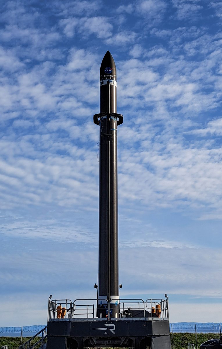 🌤Weather is 85% Go for the final TROPICS launch #ComingToAStormNearYou!

TROPICS will allow us to see inside tropical cyclones to better understand temperature, moisture, cloud, &amp; precipitation structures within storms.

The window opens at 3:30pm NZST May 26/11:30pm EDT May 25.