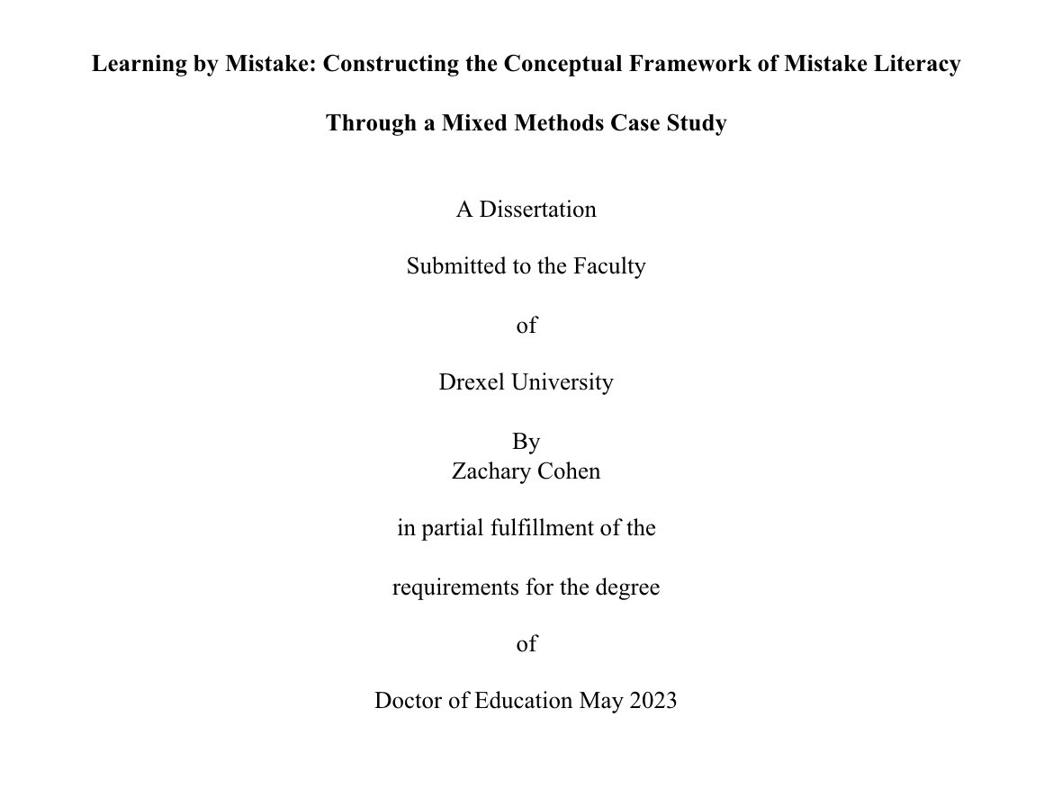 (((Dr. Zachary Cohen))) tweet media