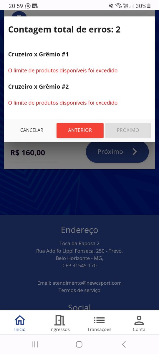 RafaATandrade's tweet photo. Não consigo nem finalizar a compra! https://t.co/Ot5jLWs5gd