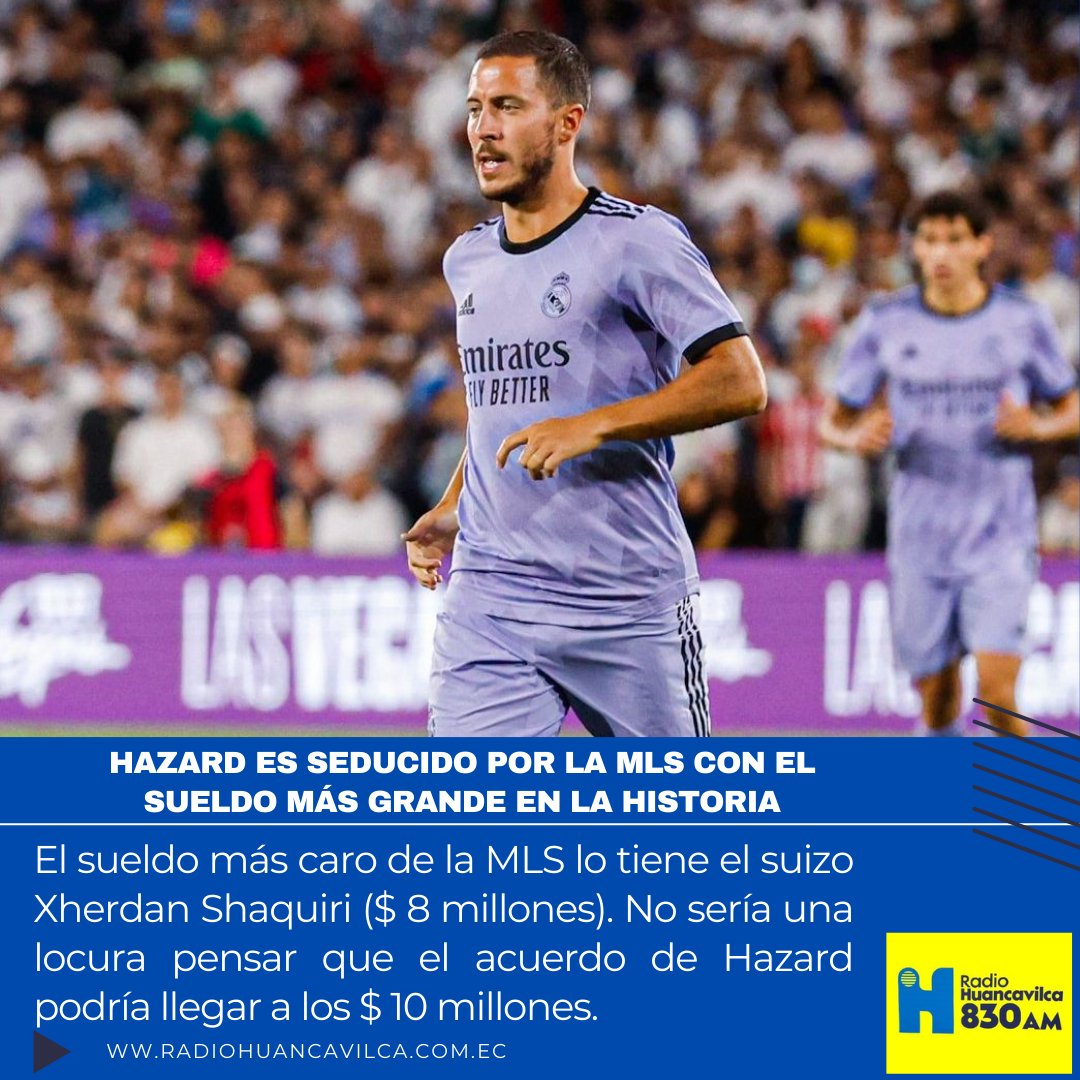 RadioHuancavilk's tweet photo. 🇧🇪 ¿SE IRÁ? 🇧🇪

💥 @hazardeden10 tiene una oferta difícil de rechazar desde la @MLS 🇺🇲

La pregunta es... ¿La aceptará? 👀 https://t.co/h4EqHHzcdz