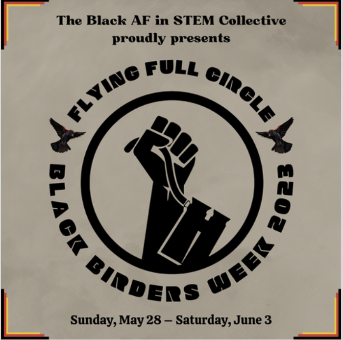 Wild Bird Feeding Institute (@wbfinstitute) on Twitter photo Join <a href="/BlackAFinSTEM/">BlackAFinSTEM</a> for another year of connection during #BlackBirdersWeek2023! ๐ค ๐ค
See all the different events taking place across the country here: bit.ly/424Ua3y
#BlackAFinSTEM Join <a href="/BlackAFinSTEM/">BlackAFinSTEM</a> for another year of connection during #BlackBirdersWeek2023! ๐ค ๐ค
See all the different events taking place across the country here: bit.ly/424Ua3y
#BlackAFinSTEM