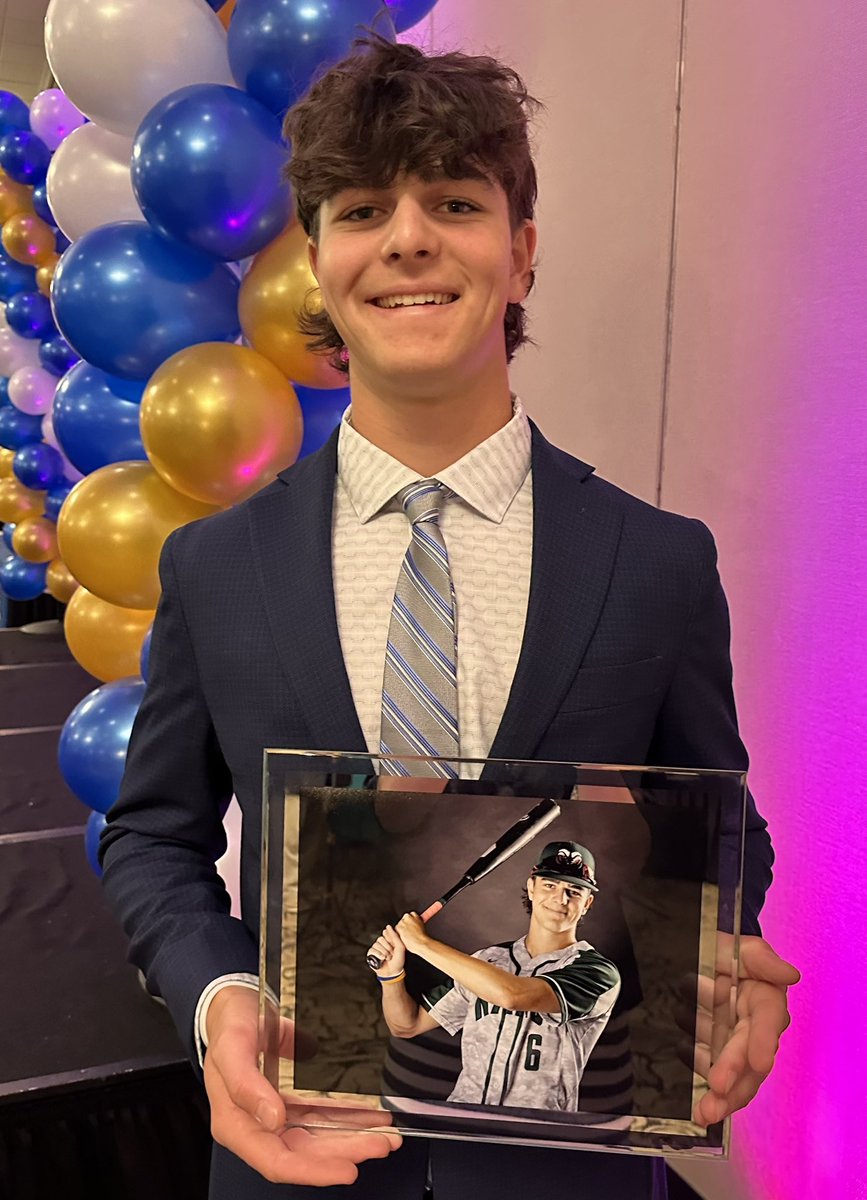 RAMSbaseball__'s tweet photo. Congratulations to @NatePayne66 for being selected Baseball player of the year! We are proud of you! #earnit https://t.co/cJKzSVUGZi