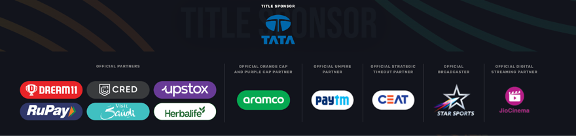 [3] Central Sponsors

🔸Tata purchased Title sponsors rights at ₹335 Cr p.a [Tata IPL 2023]

🔸PayTm is Umpire Sponsor. Their logo is on umpires' tshirts, caps

🔸Then there are others like Dream11, Cred etc.

🔸Estimated that centrals sponsorships will get ₹1,000 Cr+ this year