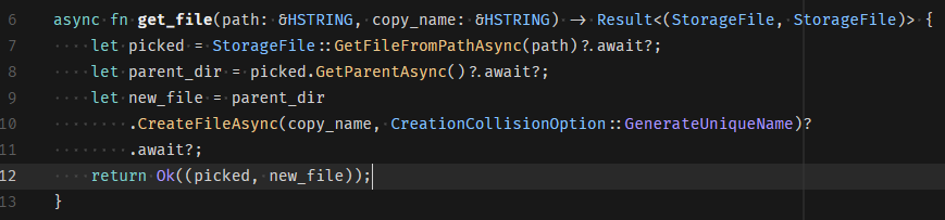 angel_d_munoz's tweet photo. How similar do #fsharp and #rust look like?
More than you would think!
Here I am encrypting/decrypting text files using the #WinRT projections for C# and Rust this also speaks a lot for the projections team to make the APIs so seamless and familiar for both languages
#dotnet https://t.co/SvZVpe21VZ