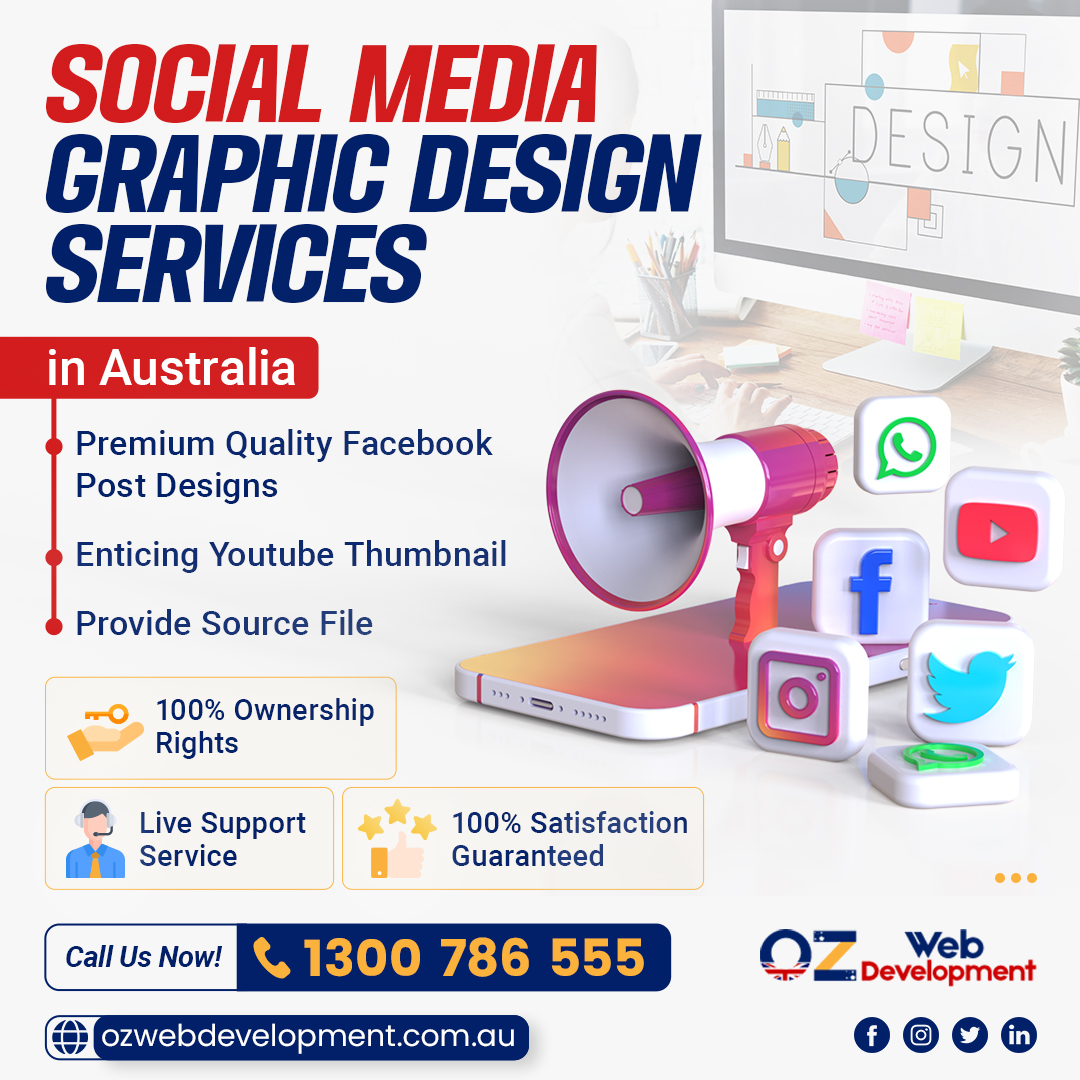 ozwebdev's tweet image. If you want to keep up with social media, you have to work on create the best graphic design. Get the engaging services in Australia.
Visit Website: bit.ly/3Ov6jM5
#ozwebdevelopment #socialmediagraphic #socialmediacompany #socialmediaagency #socialmedia #graphicdesign