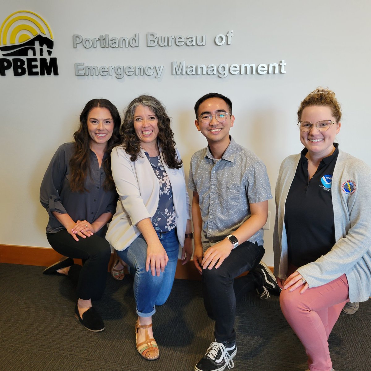Treetoro's tweet image. My wonderful team participated in a   @PortlandBEM exercise today where we learned how some of Portland's community-based organizations prepare and respond to extreme heat. #pdxtst #orwx #inspired