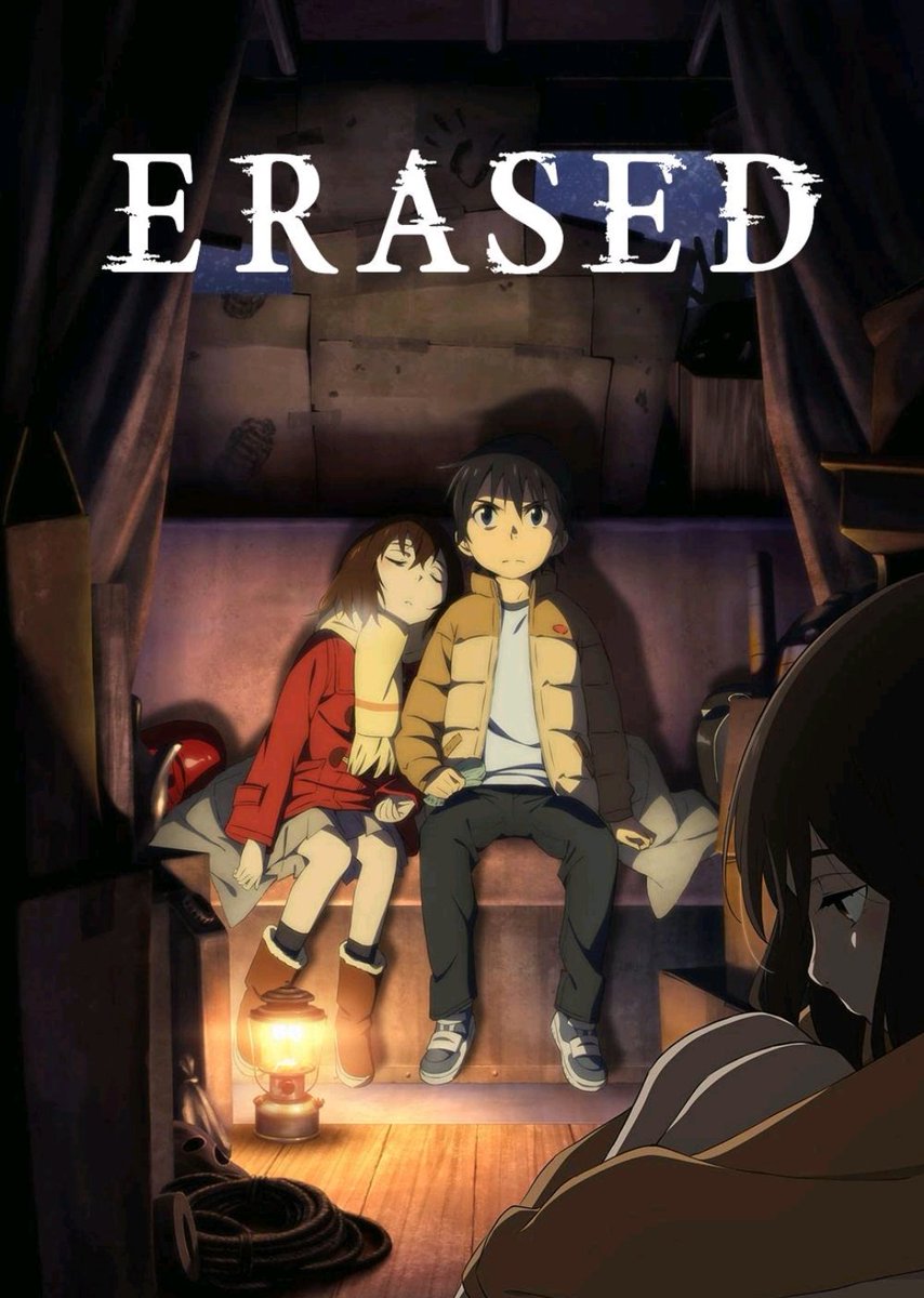 Erased (2016) - 29-year-old Satoru Fujinuma is sent back in time 18 years to prevent the events leading to his mother's death, which began with a series of kidnappings while he was in 5th grade. /3